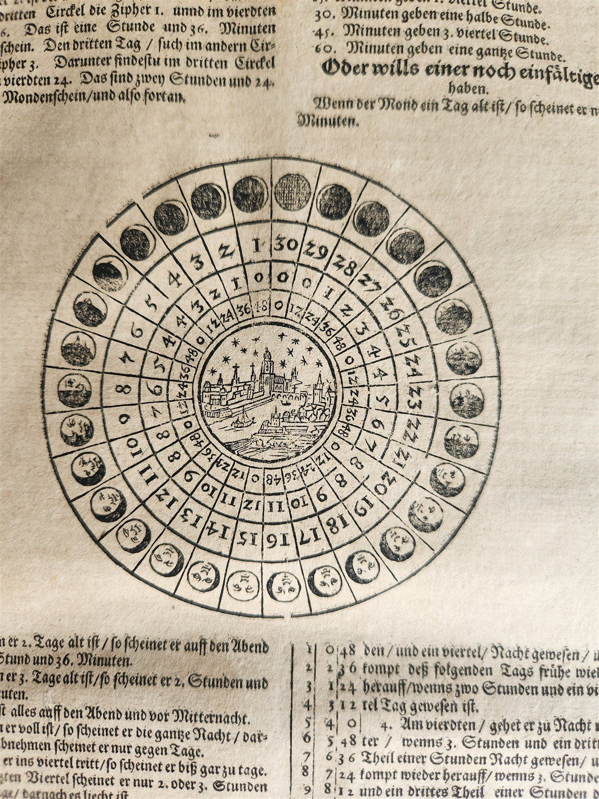 1665 OECONOMIA ILLUSTRATED antique hunting fishing livestock breeding PIGSKIN