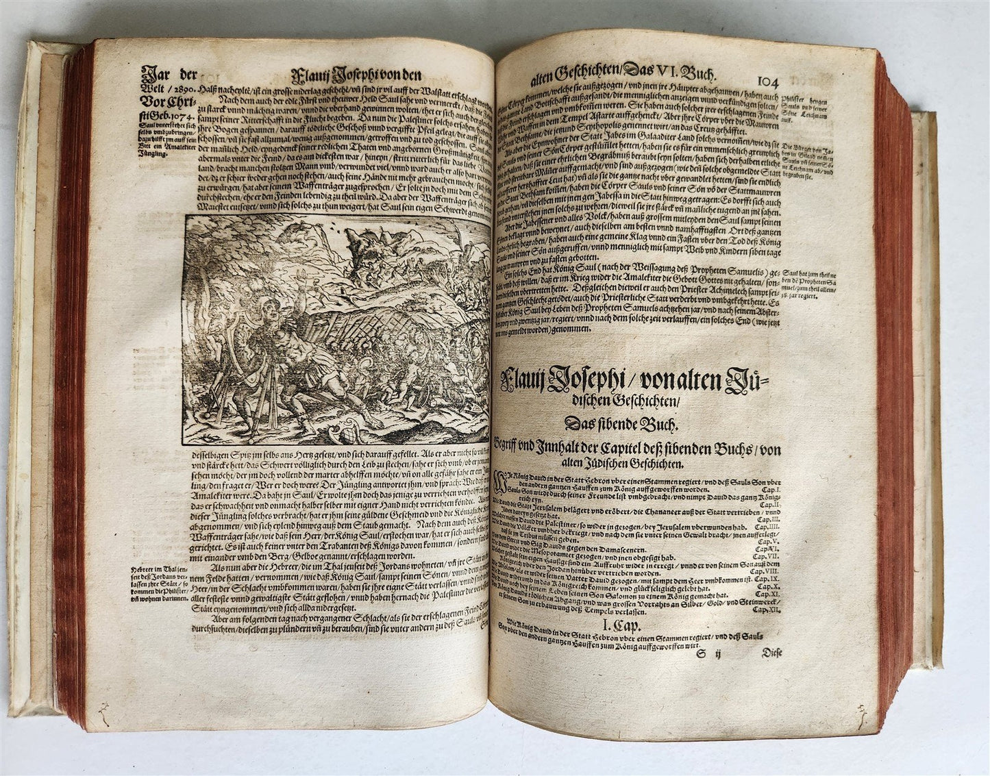 1587 JEWISH WARS by JOSEPHUS FLAVIUS in GERMAN antique 16th c. ILLUSTRATED FOLIO