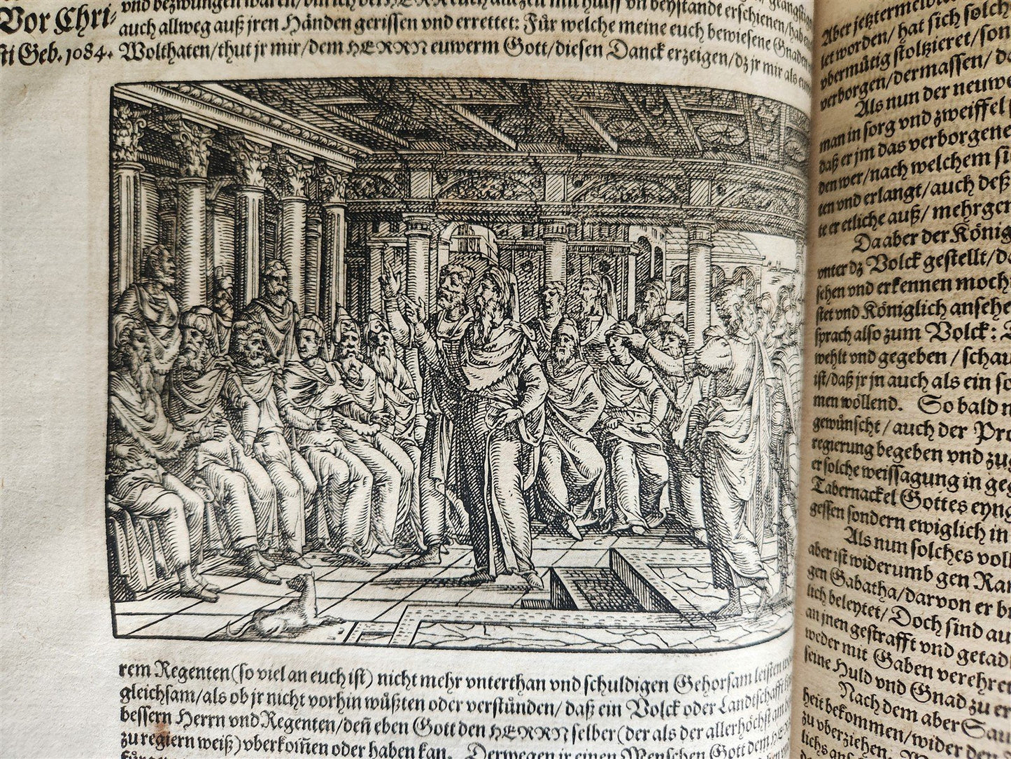 1587 JEWISH WARS by JOSEPHUS FLAVIUS in GERMAN antique 16th c. ILLUSTRATED FOLIO