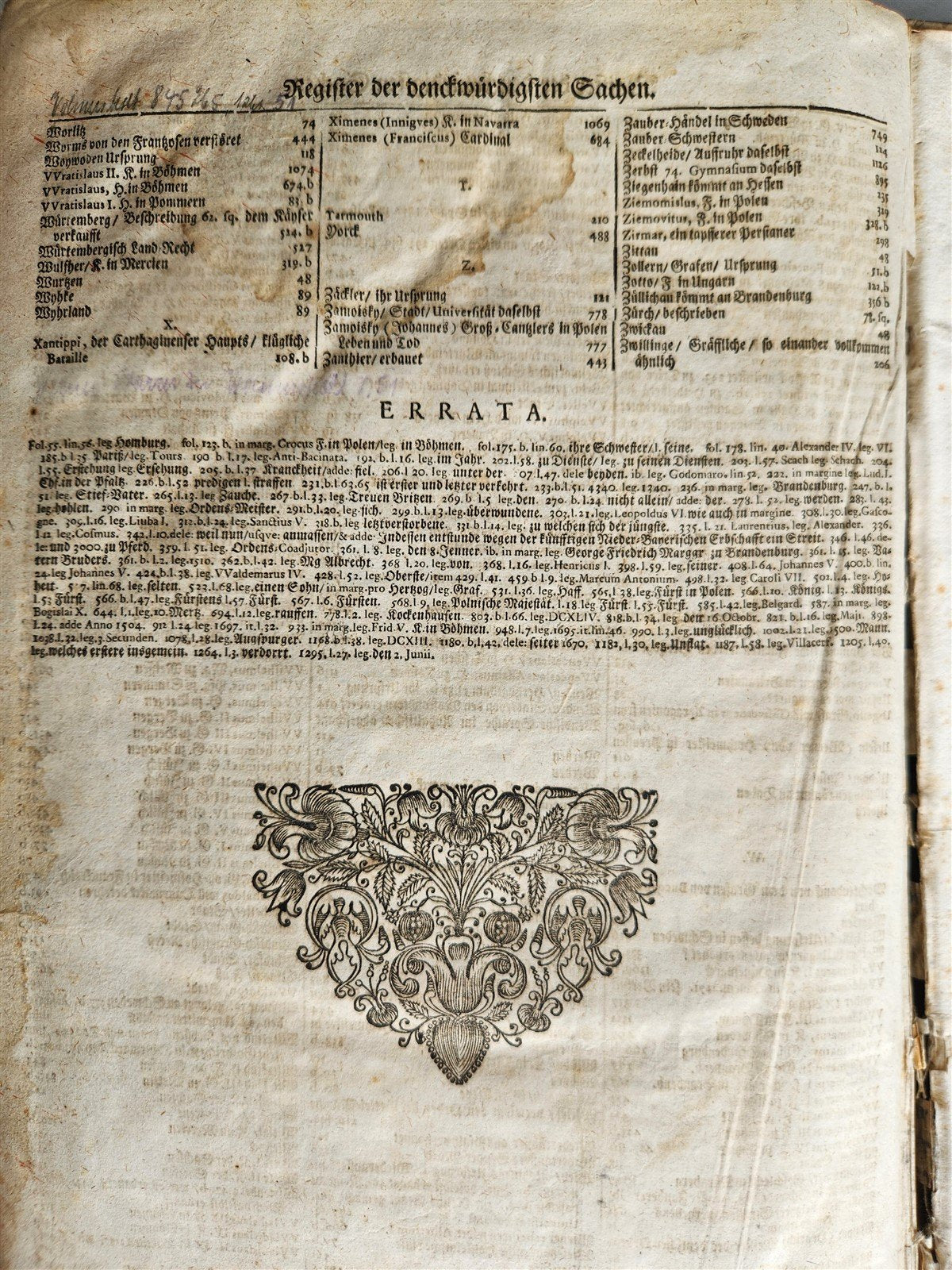 1701 HISTORY of KINGS & GRAND MASTERS of TEUTONIC ORDER antique FOLIO