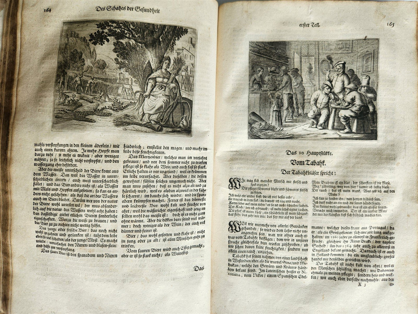 1674 MEDICAL TREATISE by Beverwyck ILLUSTRATED antique VELLUM BOUND FOLIO