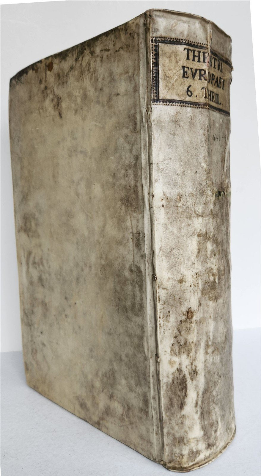 1663 EUROPEAN HISTORY ILLUSTRATED w/ OVER 80 ENGRAVINGS antique VELLUM FOLIO