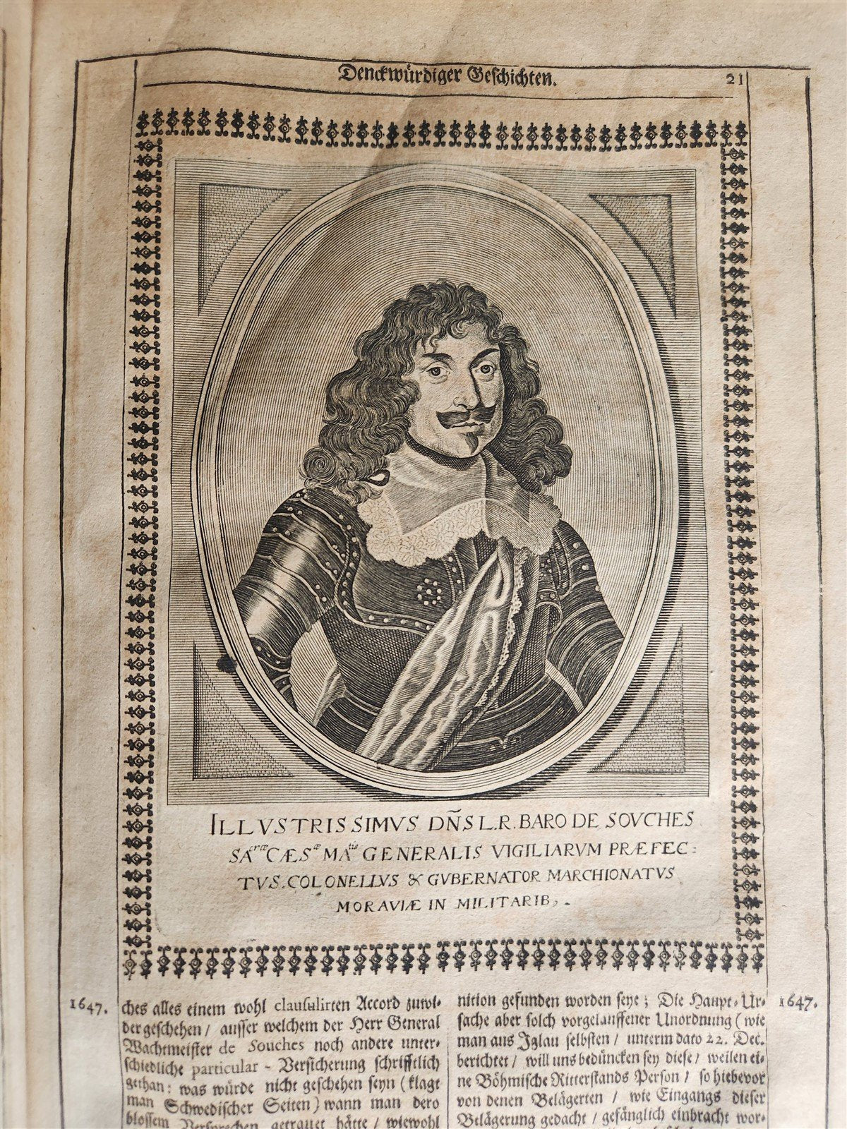 1663 EUROPEAN HISTORY ILLUSTRATED w/ OVER 80 ENGRAVINGS antique VELLUM FOLIO