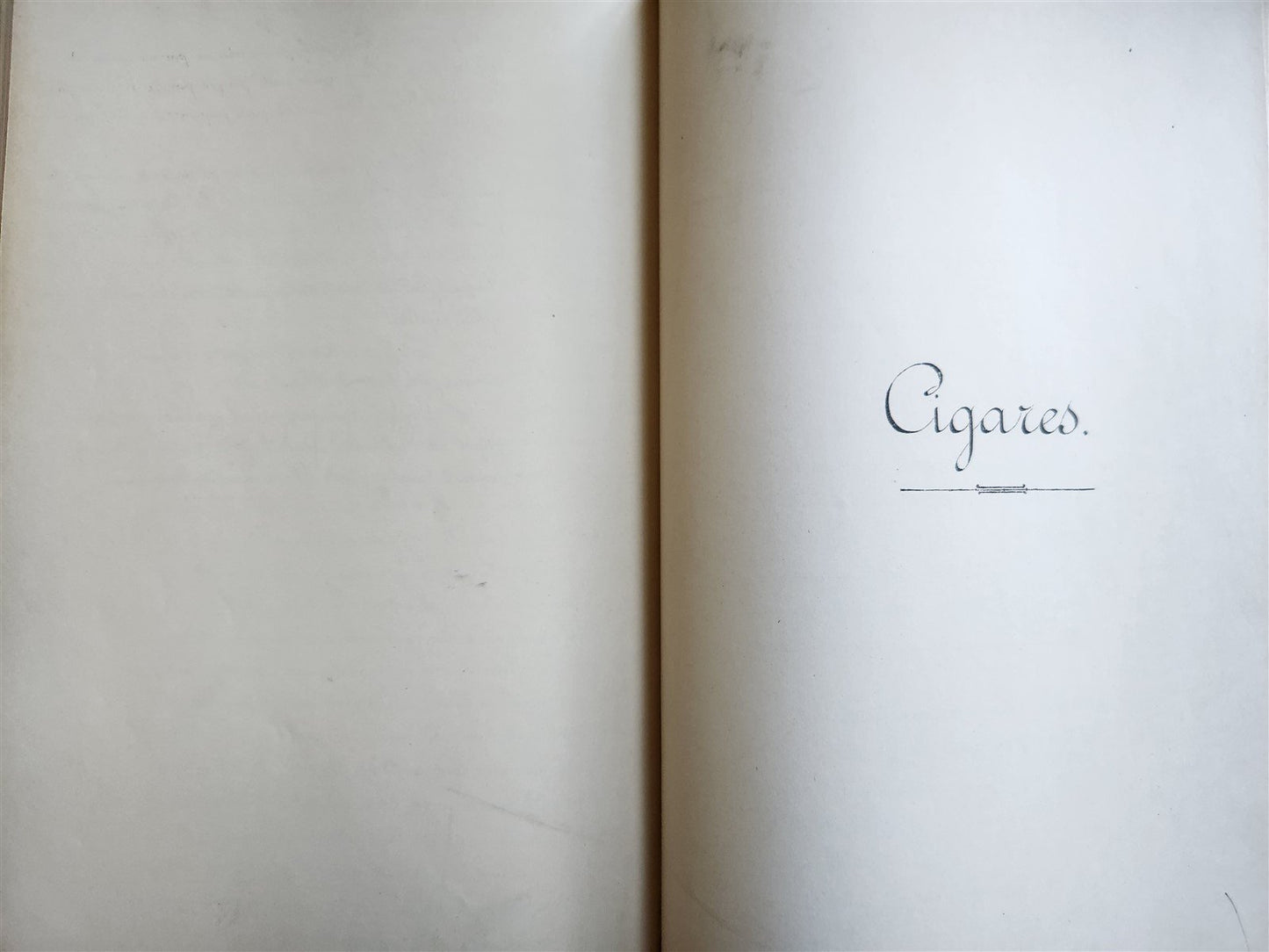 1893 TOBACCO FABRICATION COURSE antique FRENCH MANUSCRIPT COLLOTYPE illustrated