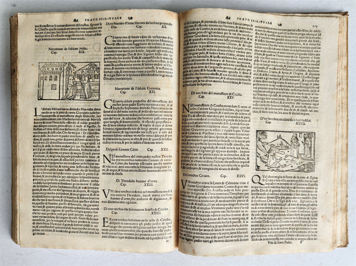 1557 LIVES of SAINTS ILLUSTRATED antique in ITALIAN scarce 16th CENTURY