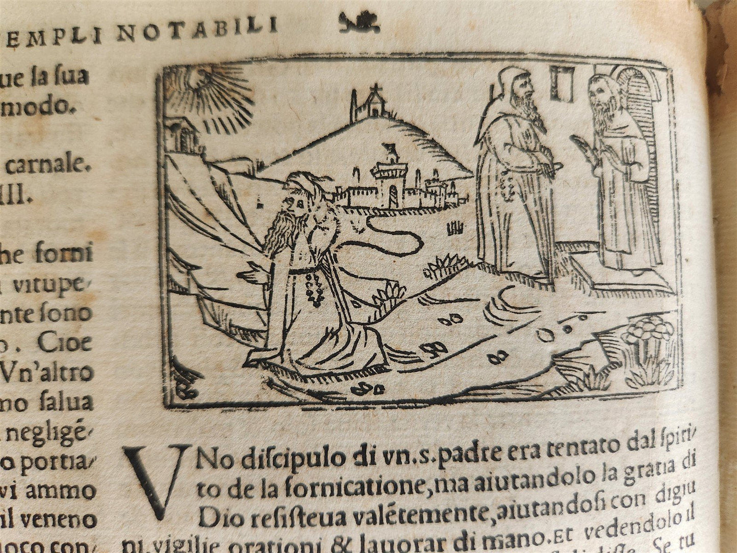 1557 LIVES of SAINTS ILLUSTRATED antique in ITALIAN scarce 16th CENTURY