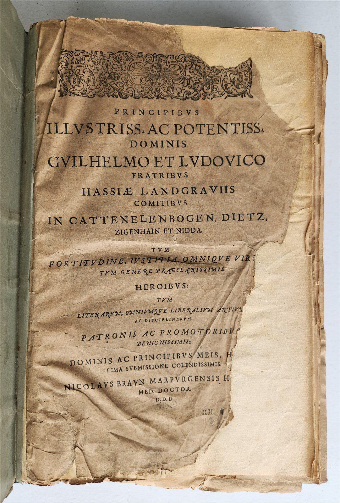 1588 HERBAL BOOK in GERMAN antique ILLUSTRATED Tabernaemontanus