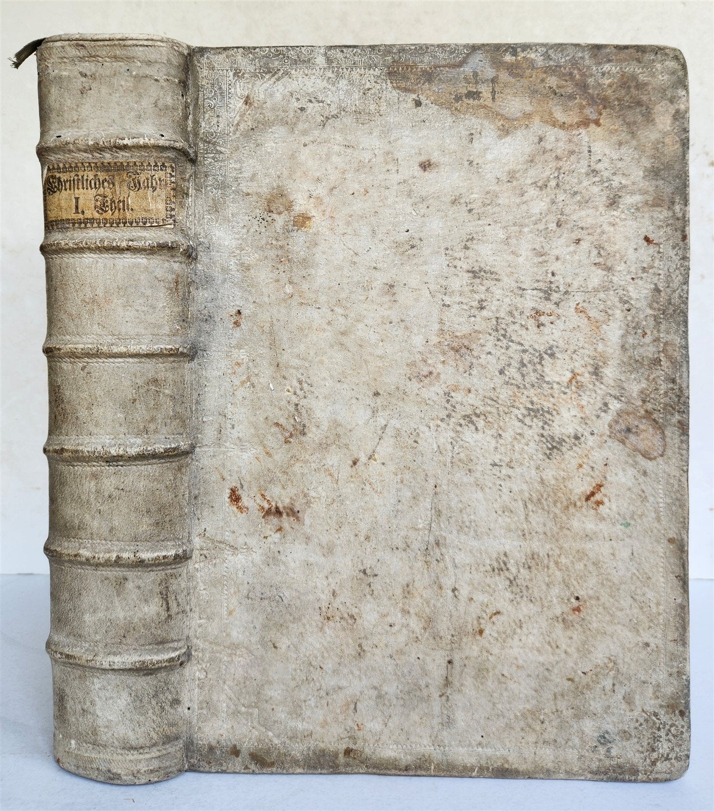 1733 ILLUSTRATED Christian Year Epistles & Gospels antique VELLUM FOLIO Prague