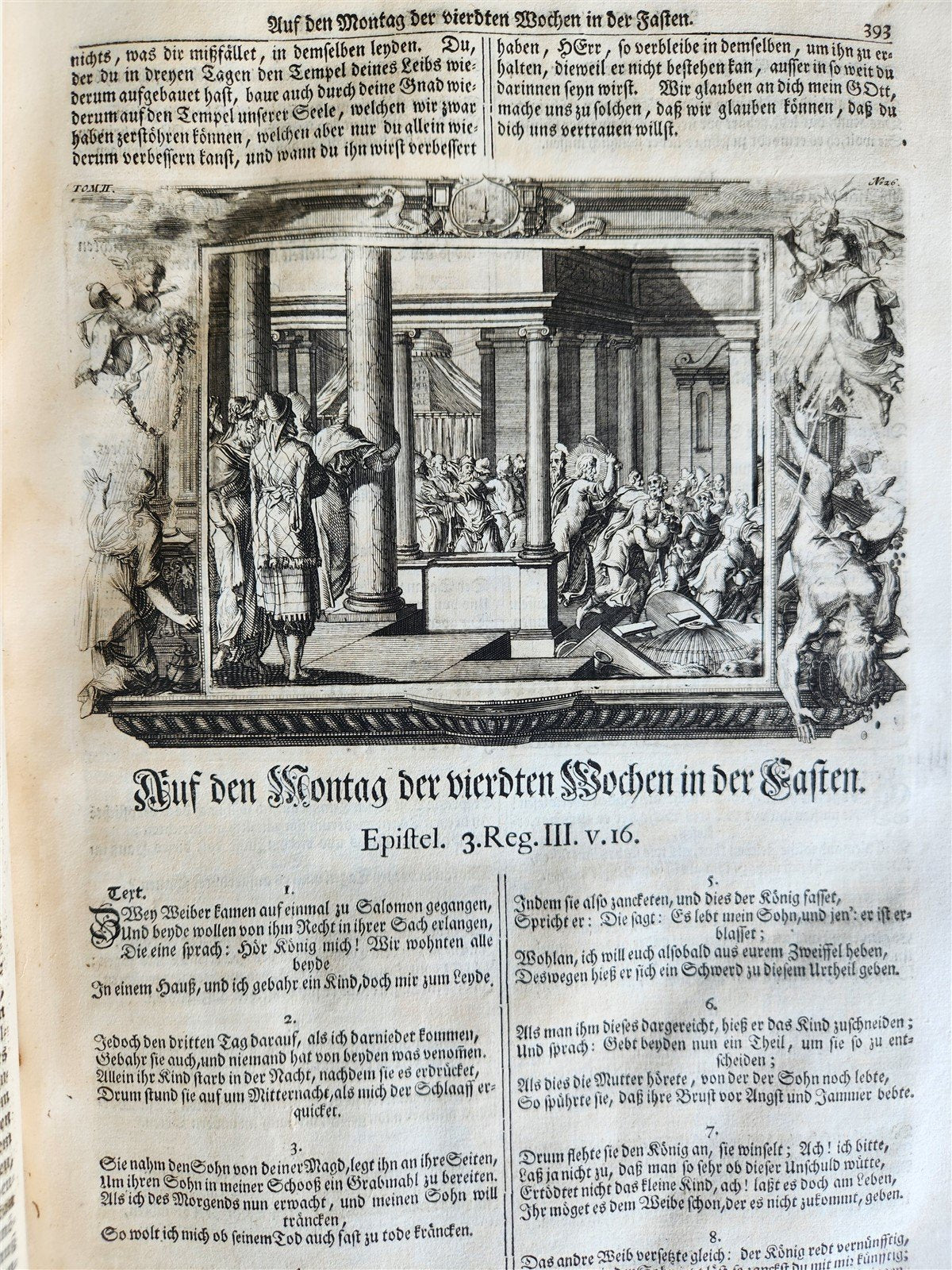 1733 ILLUSTRATED Christian Year Epistles & Gospels antique VELLUM FOLIO Prague