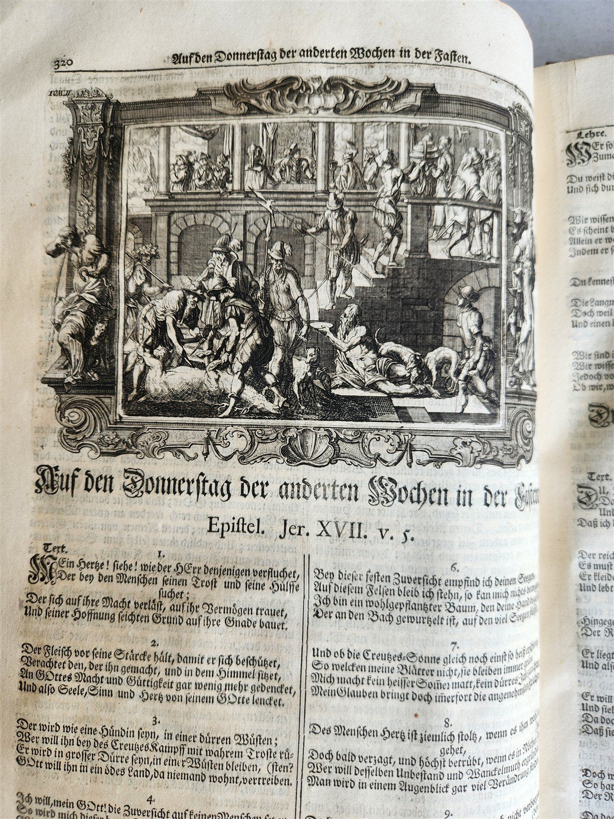 1733 ILLUSTRATED Christian Year Epistles & Gospels antique VELLUM FOLIO Prague