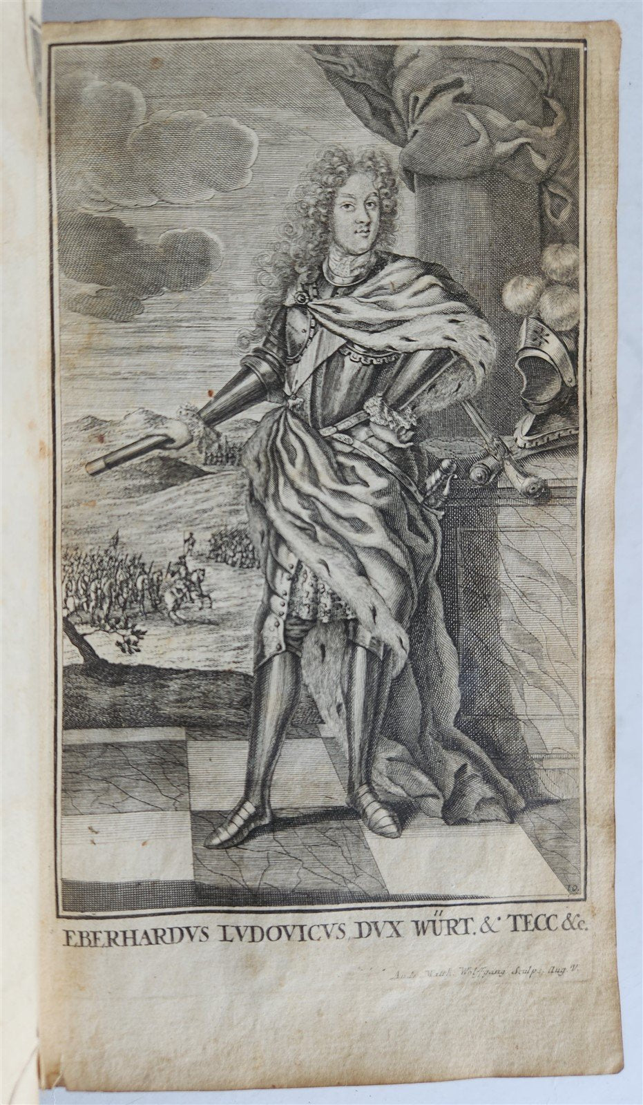1704 BIBLE in GERMAN antique ILLUSTRATED