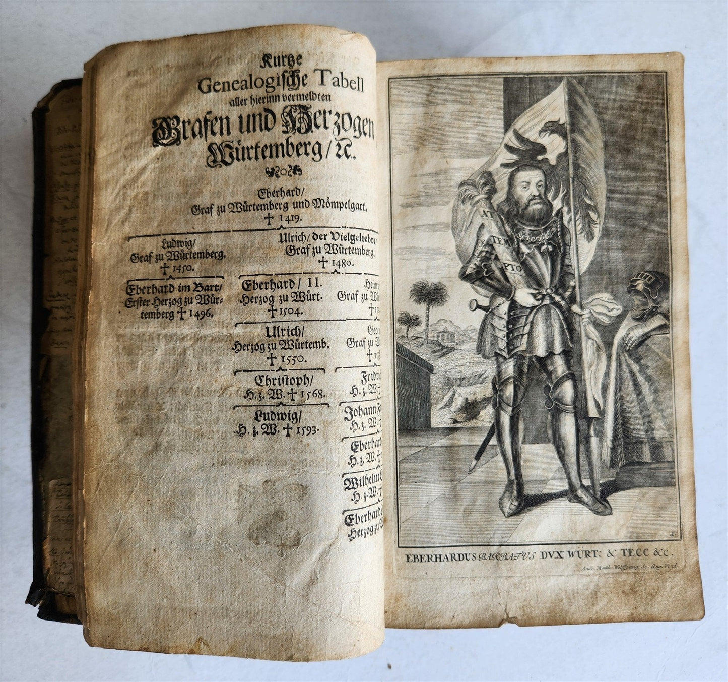 1704 BIBLE in GERMAN antique ILLUSTRATED