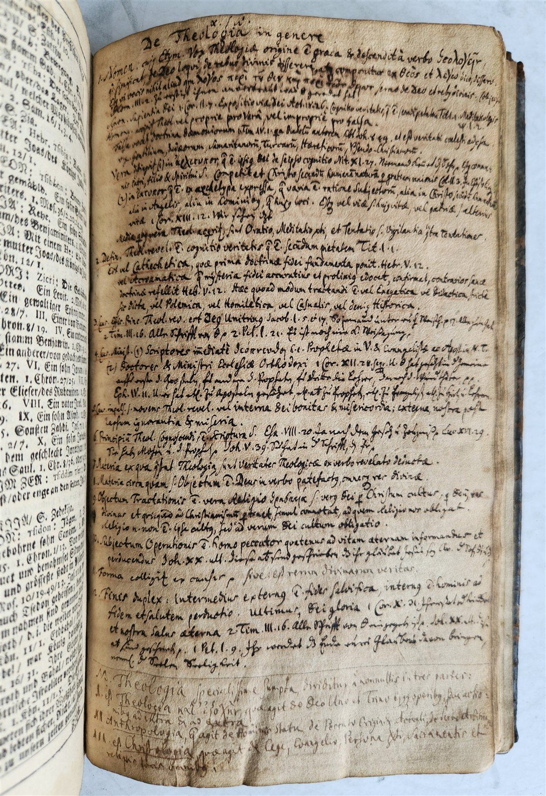 1704 BIBLE in GERMAN antique ILLUSTRATED