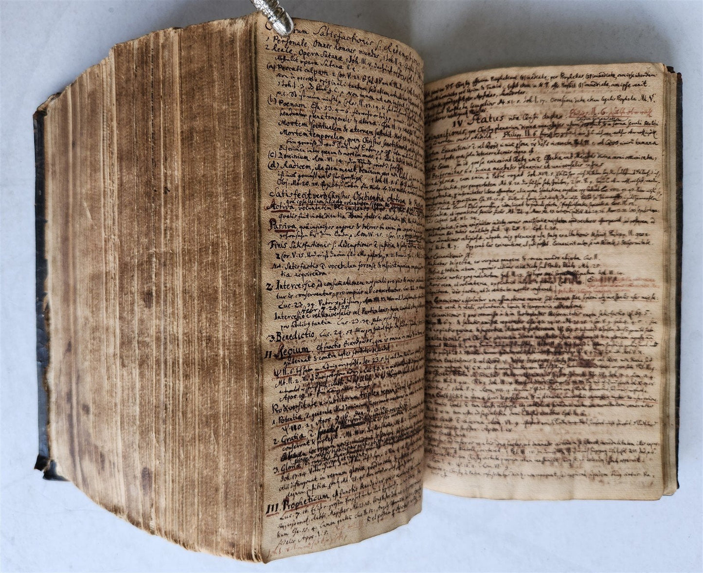 1704 BIBLE in GERMAN antique ILLUSTRATED