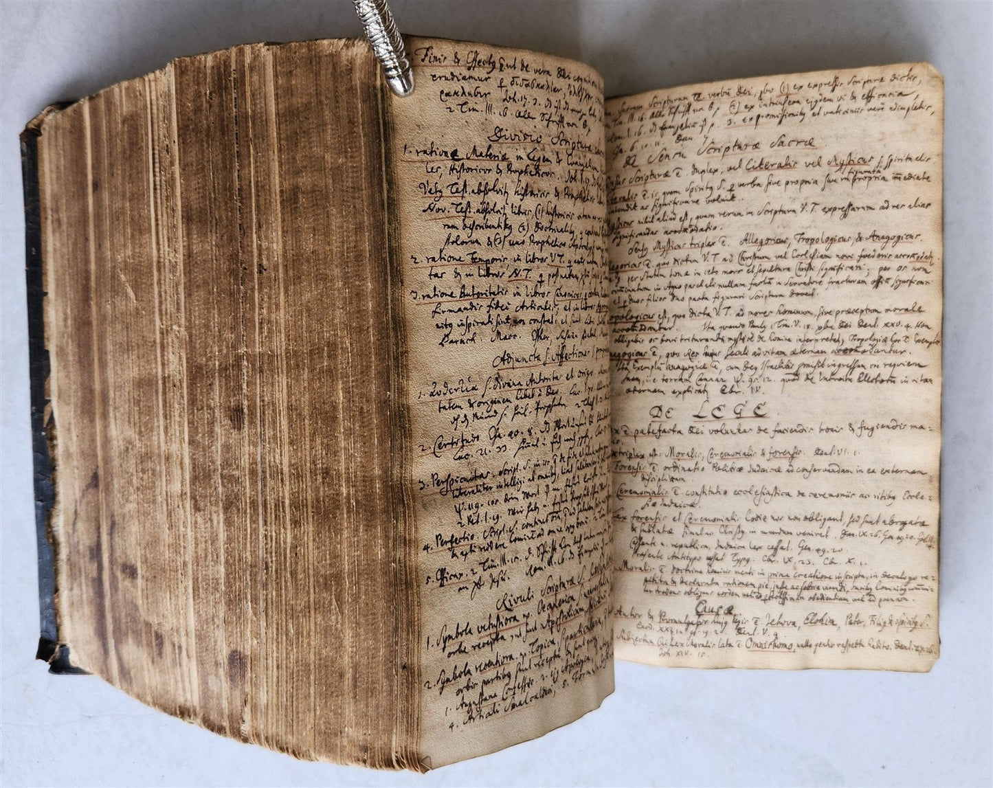 1704 BIBLE in GERMAN antique ILLUSTRATED