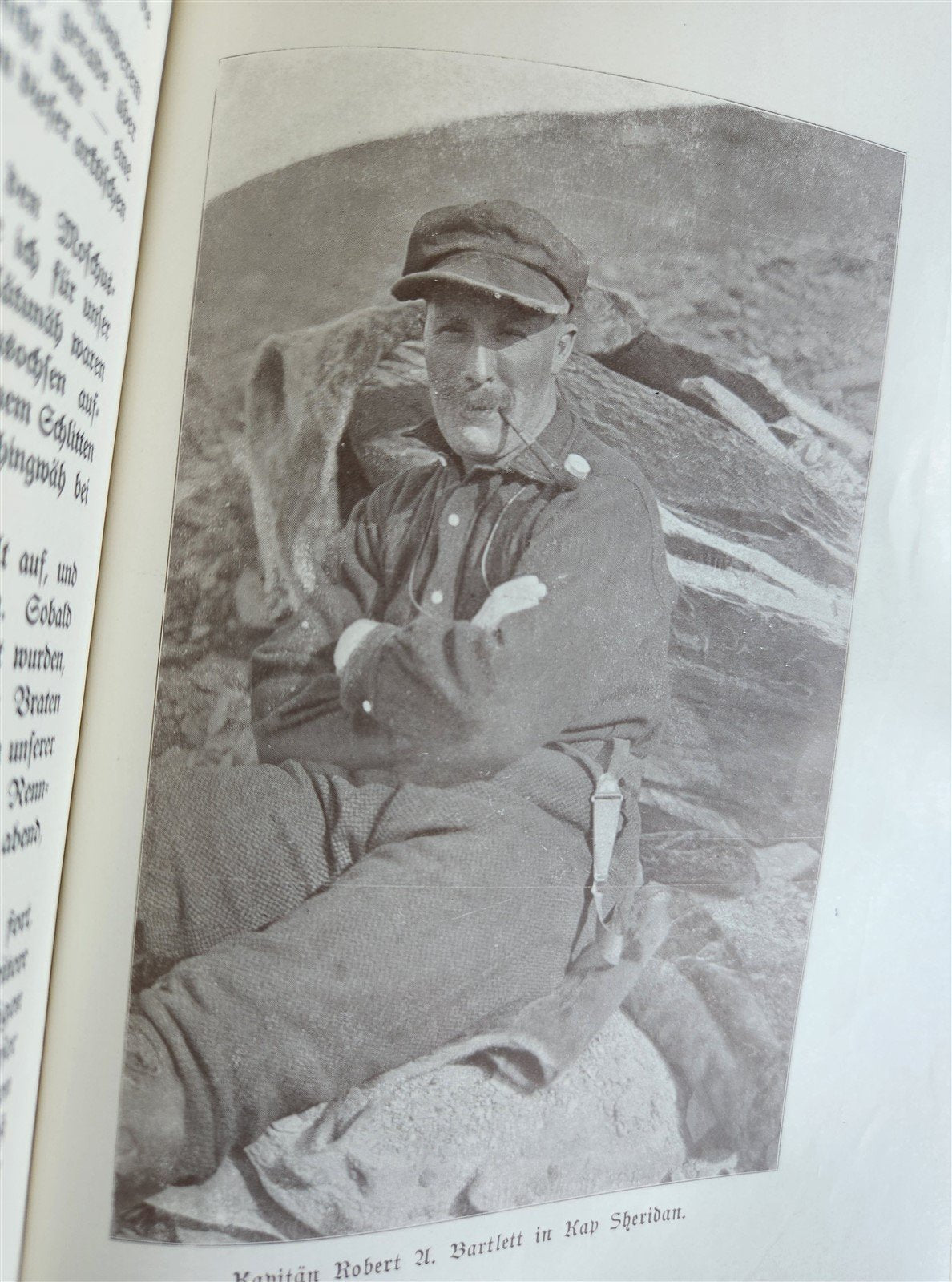 1910 DISCOVERY of NORTH POLE by ROBERT PEARY in GERMAN antique ILLUSTRATED