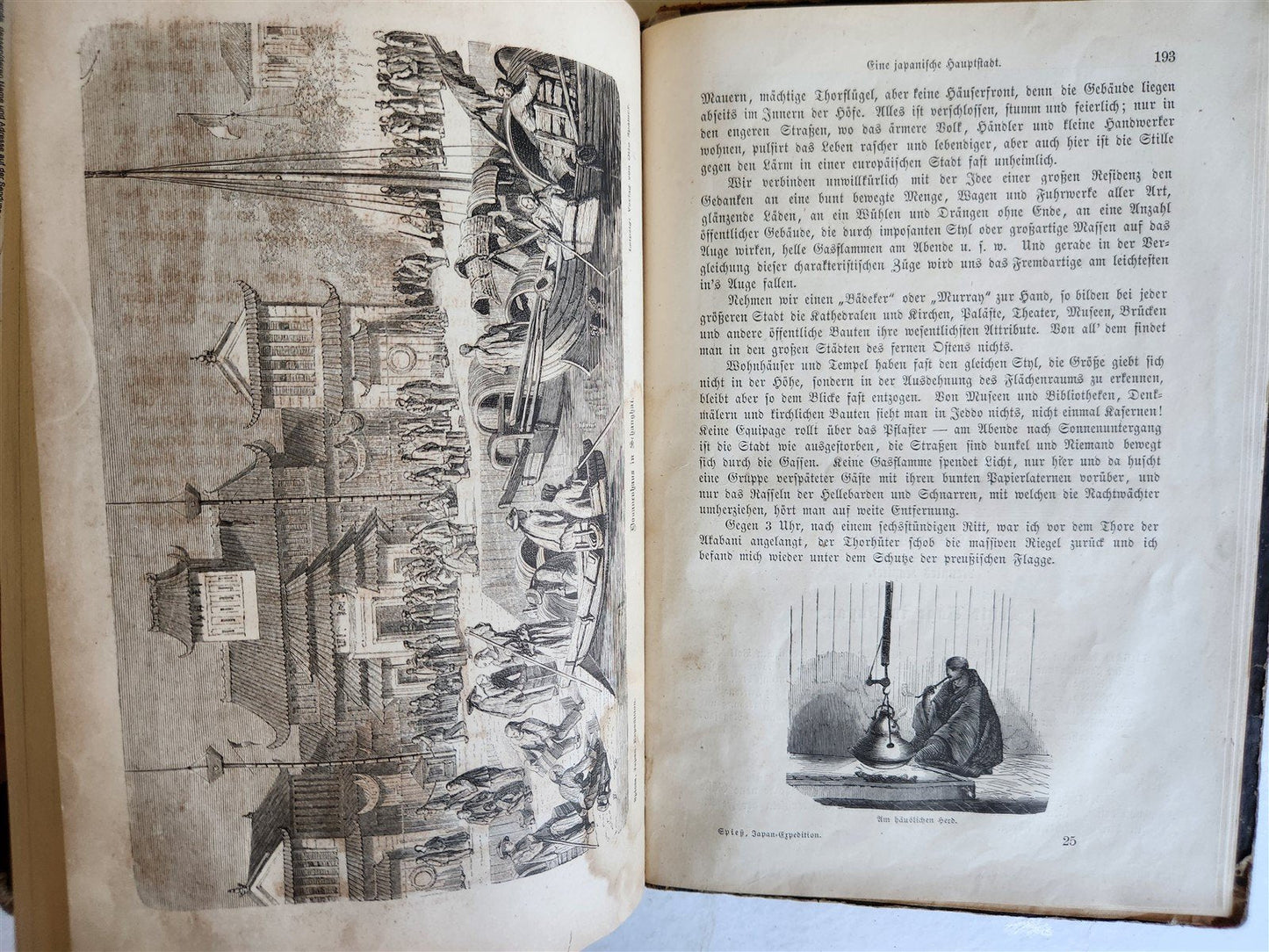 1870s PRUSSIAN EXPEDITION to EAST ASIA JAPAN CHINA SIAM antique ILLUSTRATED