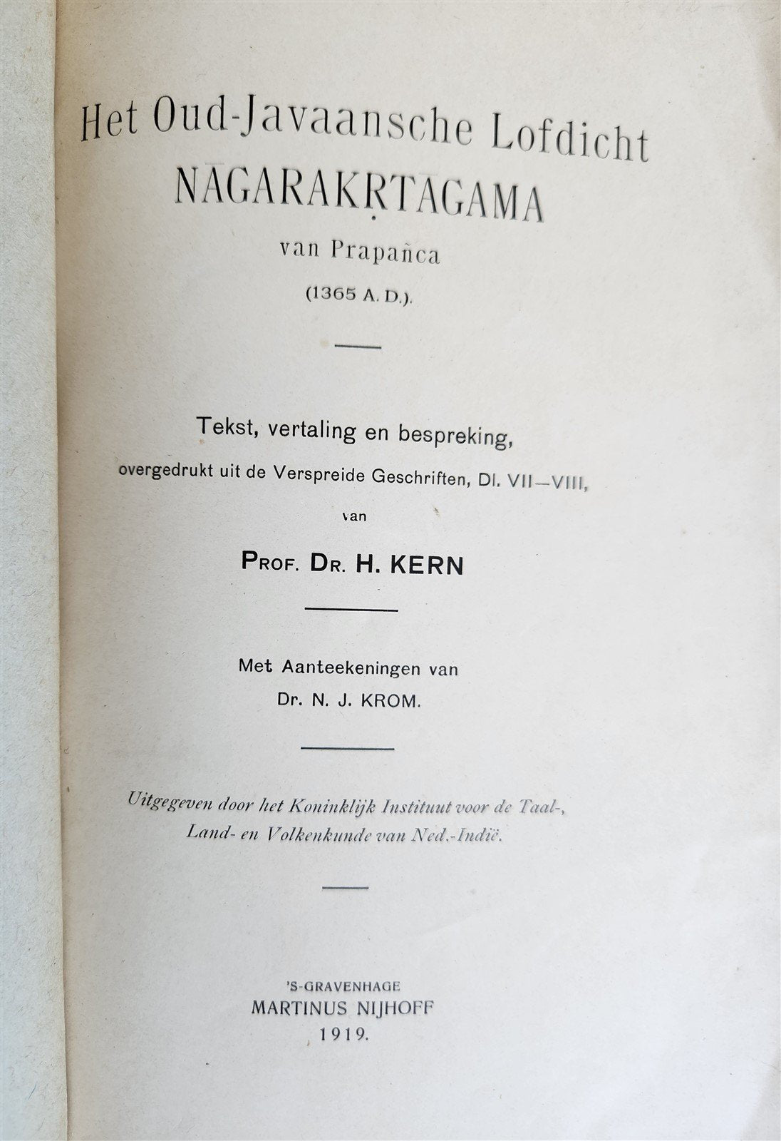 1919 OLD JAVANESE FAMILY HISTORY BOOK antique in GERMAN