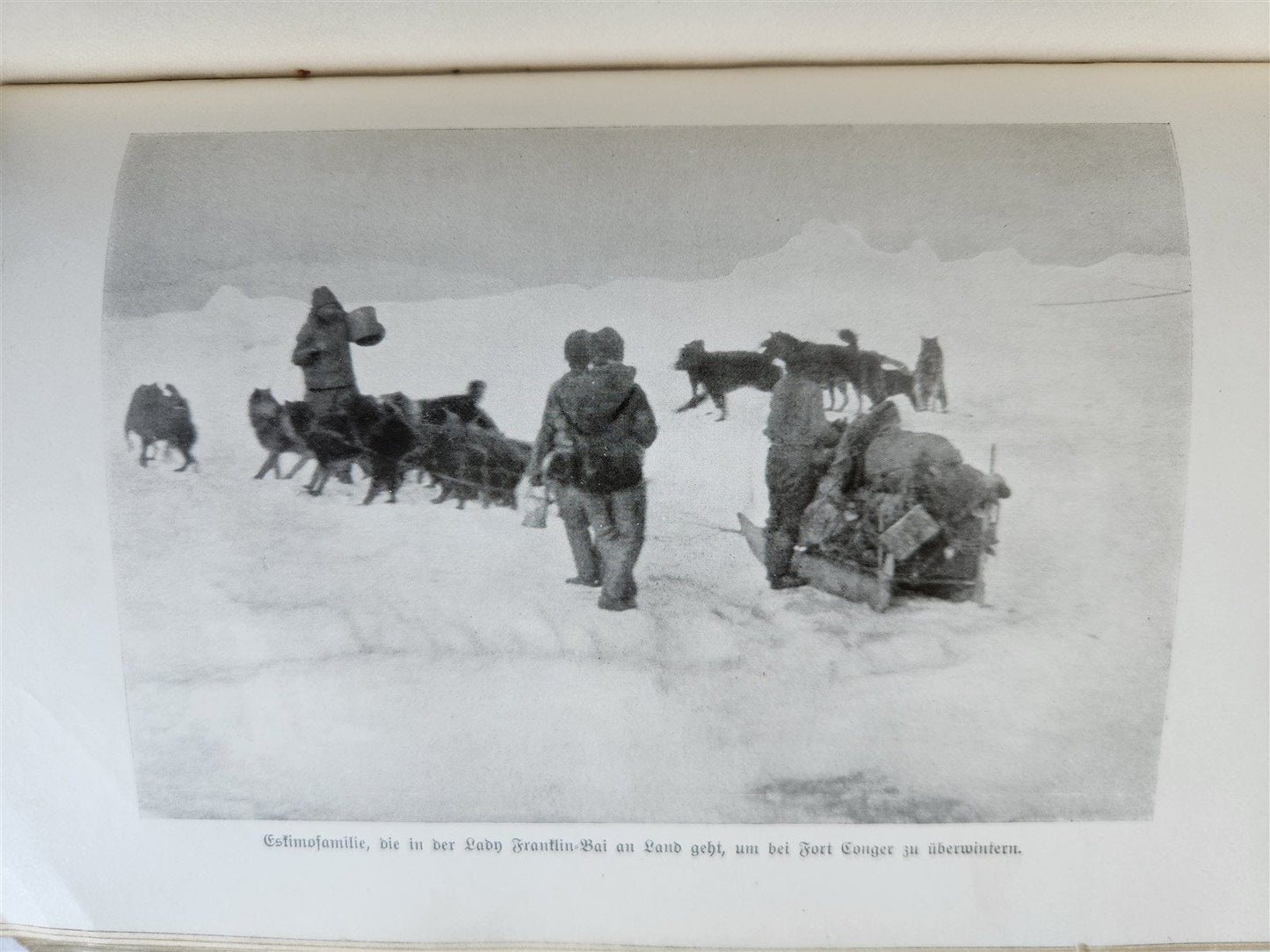 1907 NEAREST TO THE NORTH POLE by ROBERT PEARY in GERMAN antique ILLUSTRATED