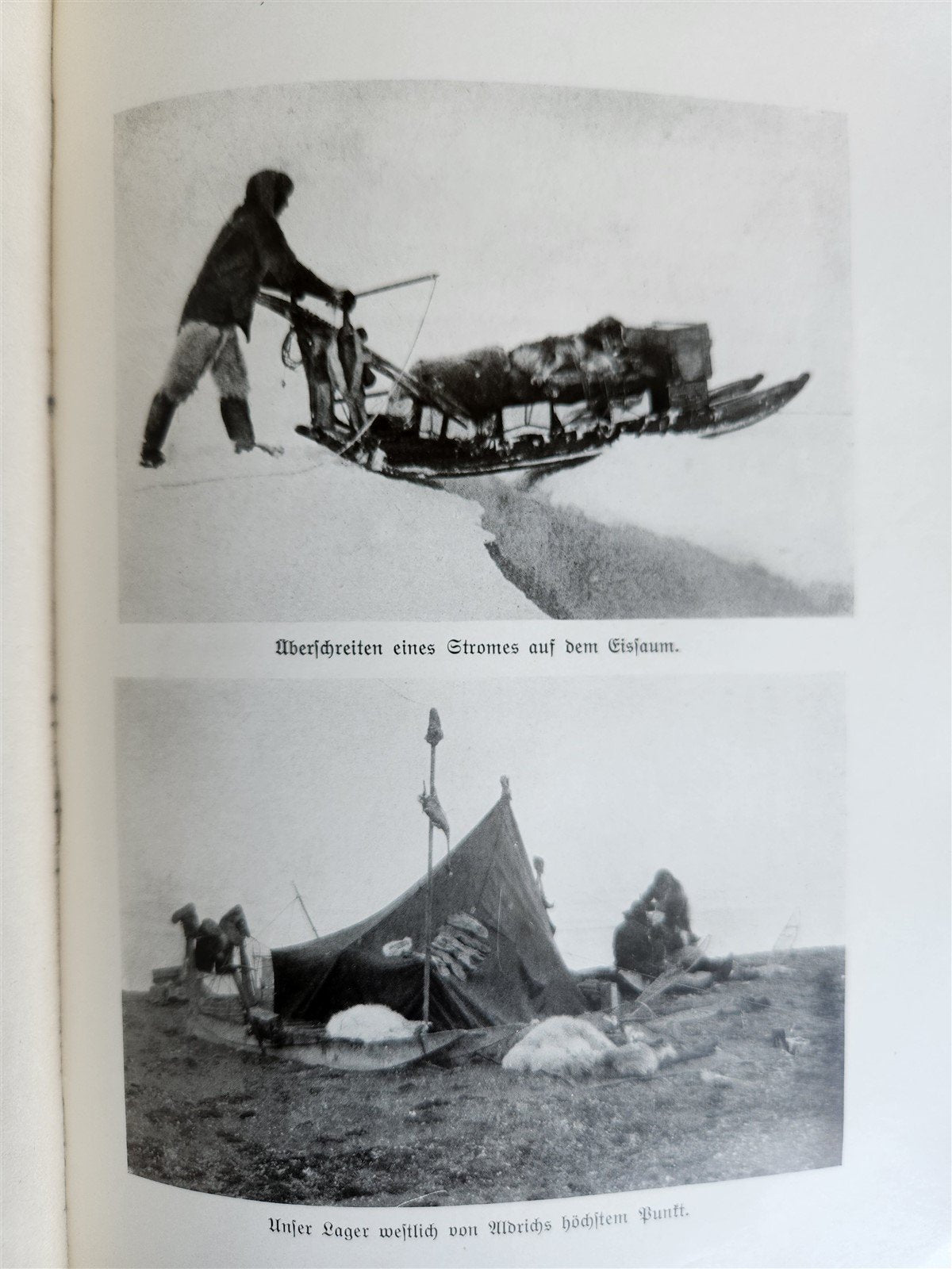 1907 NEAREST TO THE NORTH POLE by ROBERT PEARY in GERMAN antique ILLUSTRATED