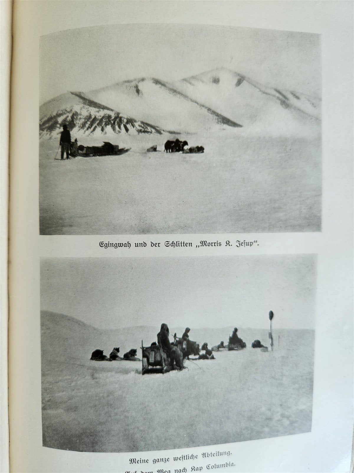 1907 NEAREST TO THE NORTH POLE by ROBERT PEARY in GERMAN antique ILLUSTRATED