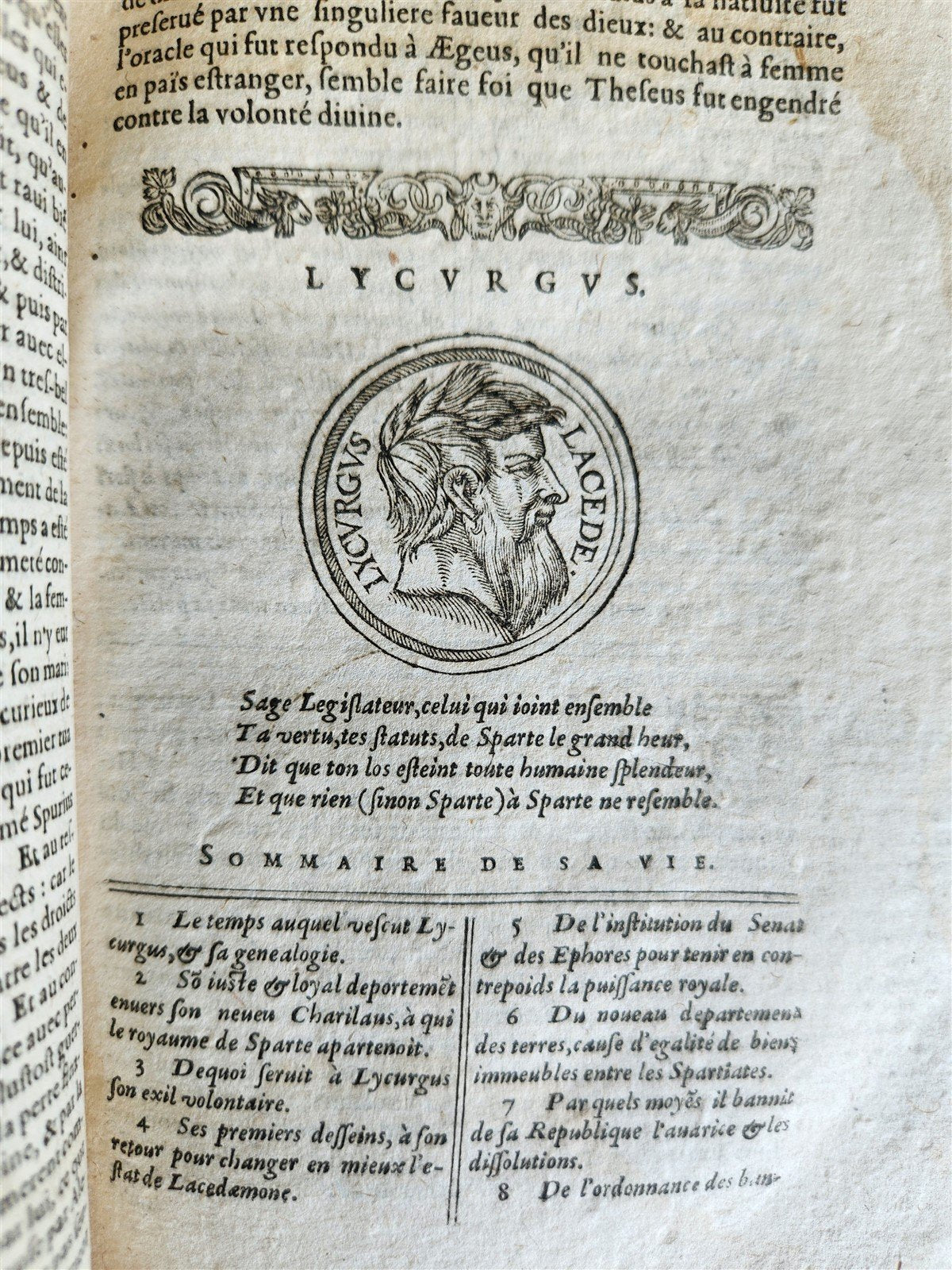 1593 PLUTARCH Les vies des hommes illustres grecs et romans ILLUSTRATED antique