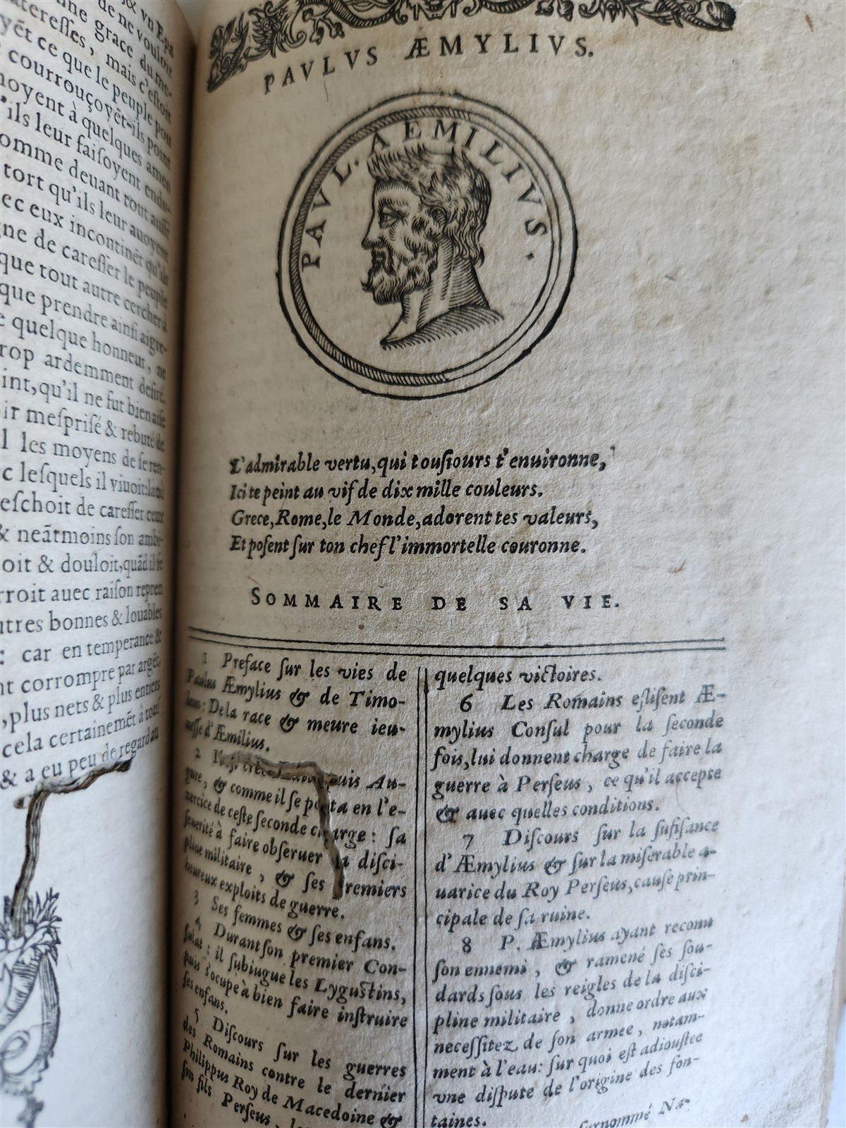1593 PLUTARCH Les vies des hommes illustres grecs et romans ILLUSTRATED antique