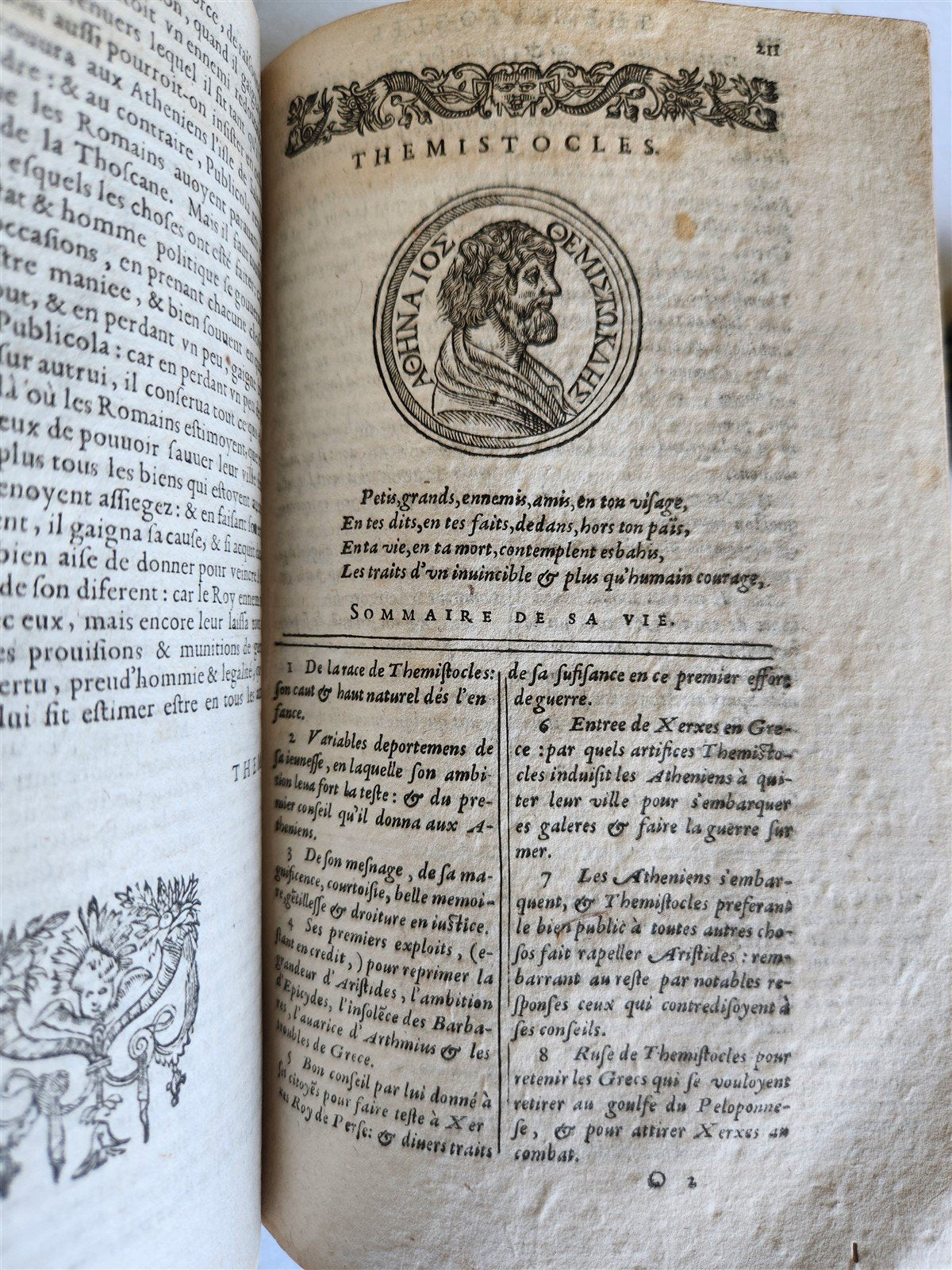 1593 PLUTARCH Les vies des hommes illustres grecs et romans ILLUSTRATED antique
