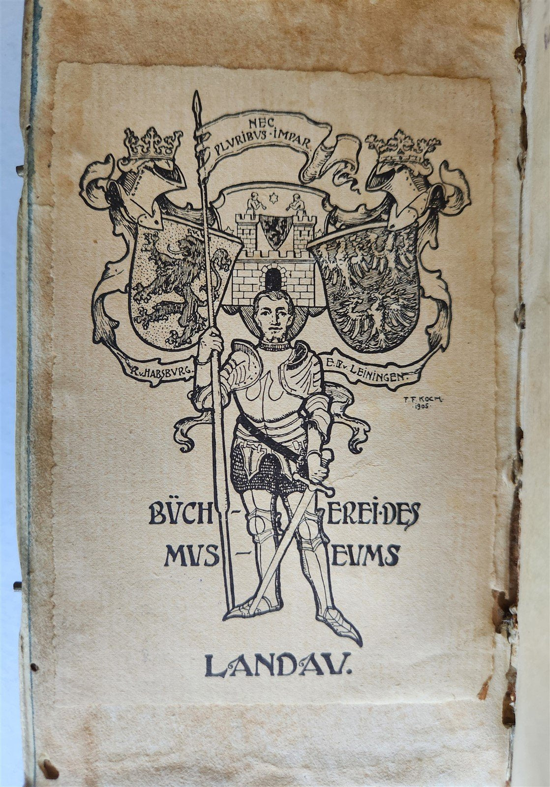 1708 LIFE of CAROLI KING of SPAIN & INDIES antique PIGSKIN BOUND ILLUSTRATED v.2