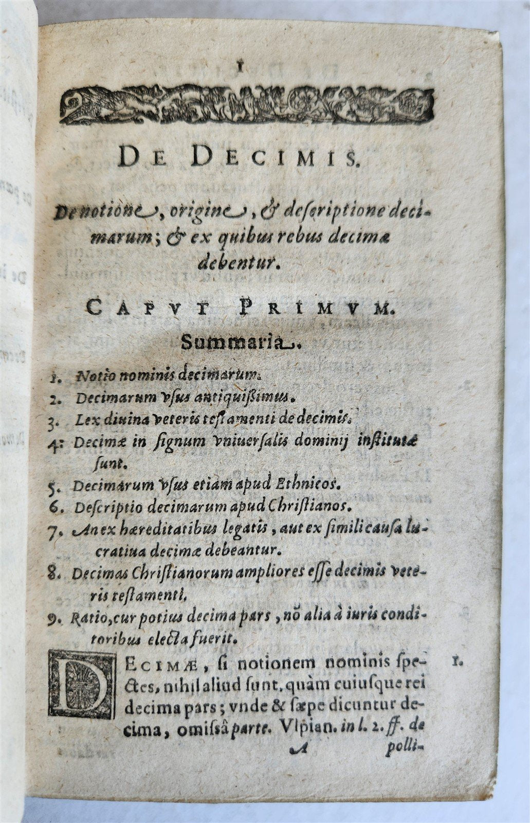 1609-1622 CANON LAW BOOK antique PIGSKIN BINDING Singulares Iuris Canonici
