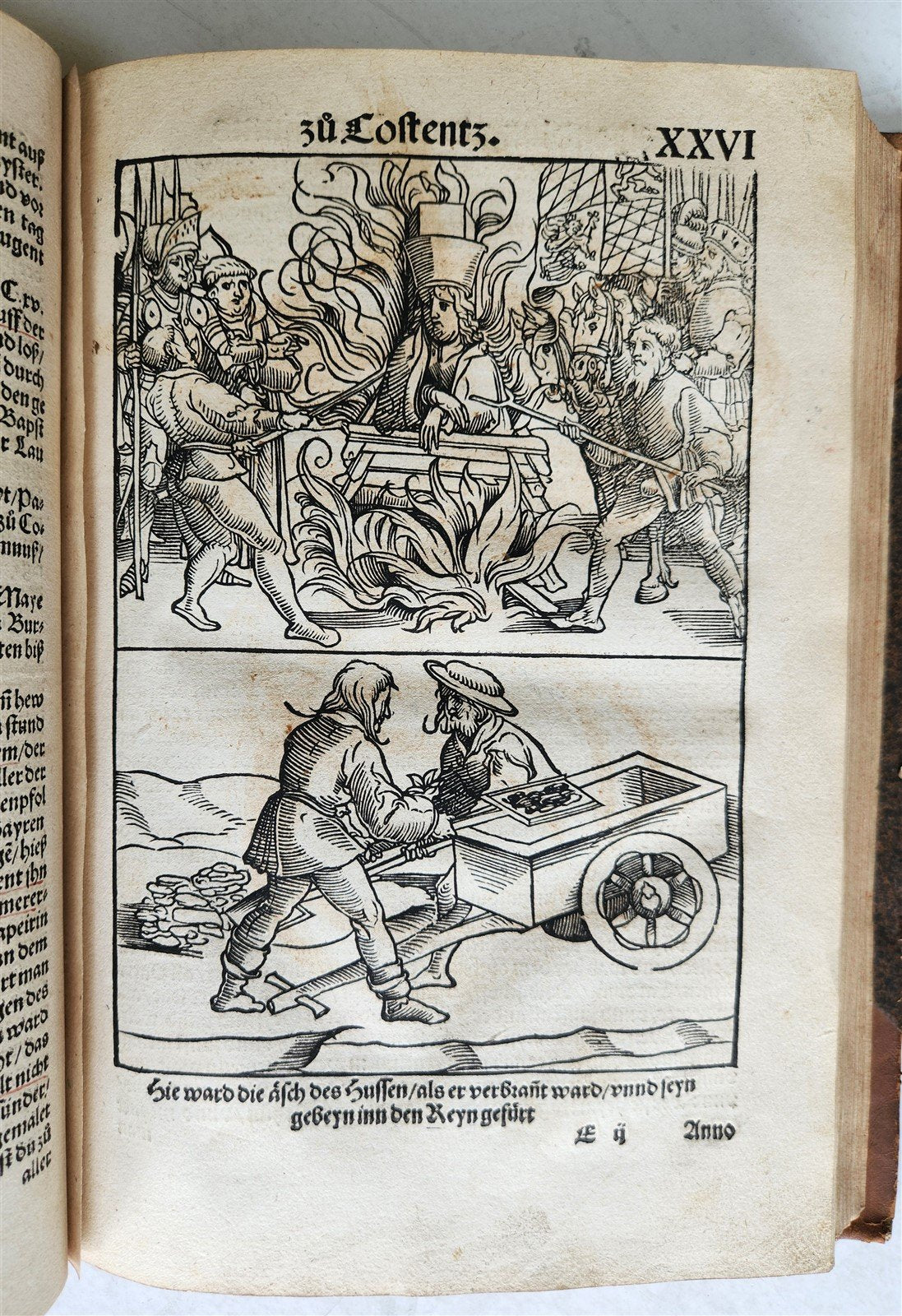 1536 COUNCIL OF CONSTANCE CHRONICLES Ulrich von Richenthal antique ILLUSTRATED