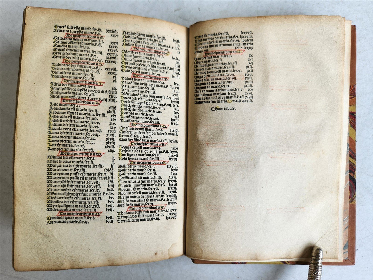 1503 POST-INCUNABULA Jacobus de Voragine MARIALE SERMONS antique Jehan Petit