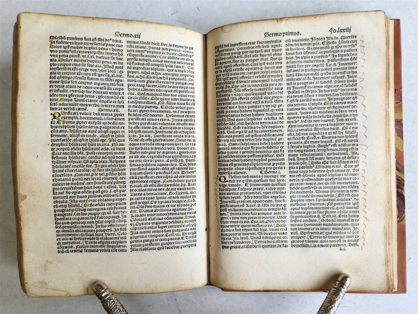1503 POST-INCUNABULA Jacobus de Voragine MARIALE SERMONS antique Jehan Petit