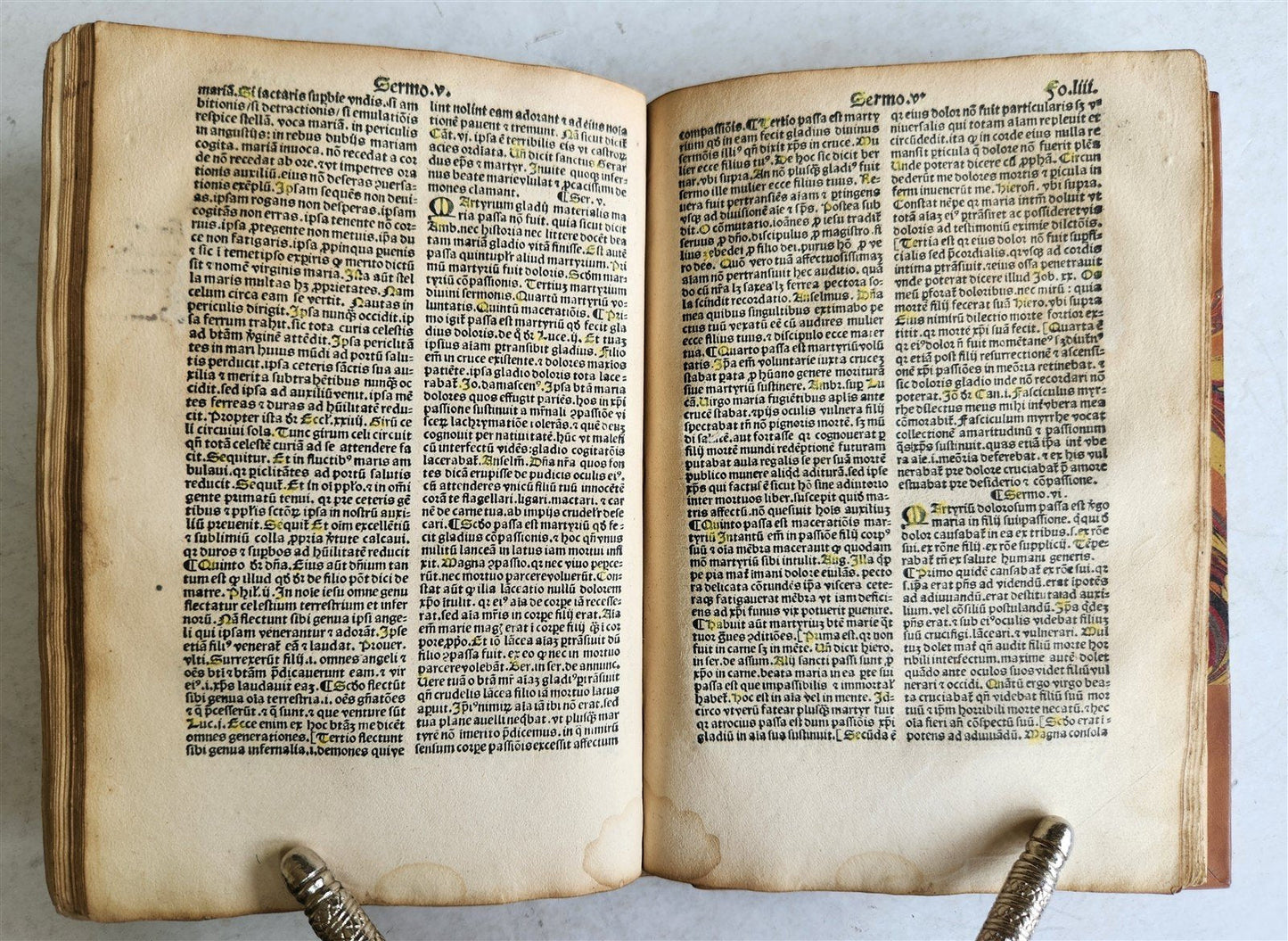 1503 POST-INCUNABULA Jacobus de Voragine MARIALE SERMONS antique Jehan Petit