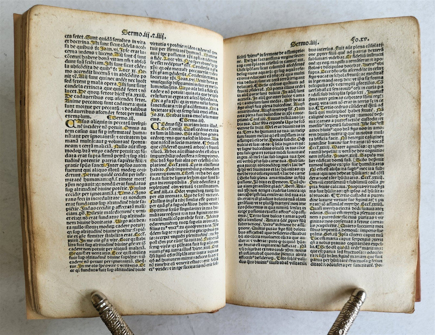 1503 POST-INCUNABULA Jacobus de Voragine MARIALE SERMONS antique Jehan Petit