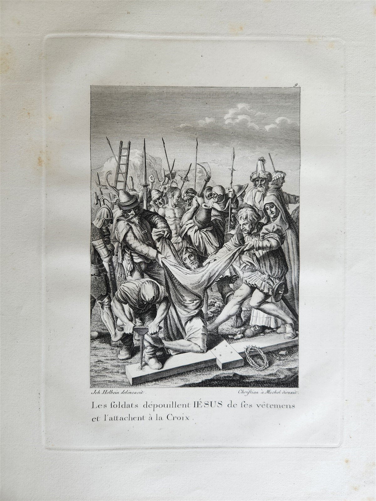 1780 The TRIUMPH of Death ENGRAVINGS by HOLBEIN antique Le triomphe de la mort
