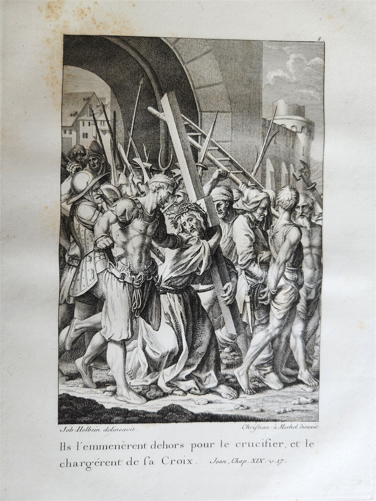 1780 The TRIUMPH of Death ENGRAVINGS by HOLBEIN antique Le triomphe de la mort