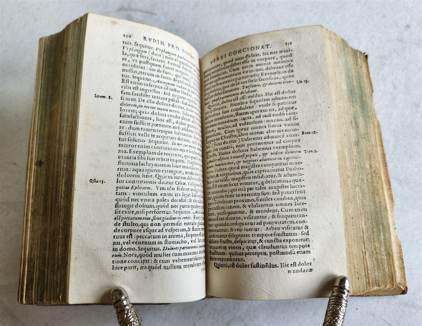 1600 DICTIONARIUM PAUPERUM antique PIGSKIN BOUND Summa de Abstinentia 16th CENT.