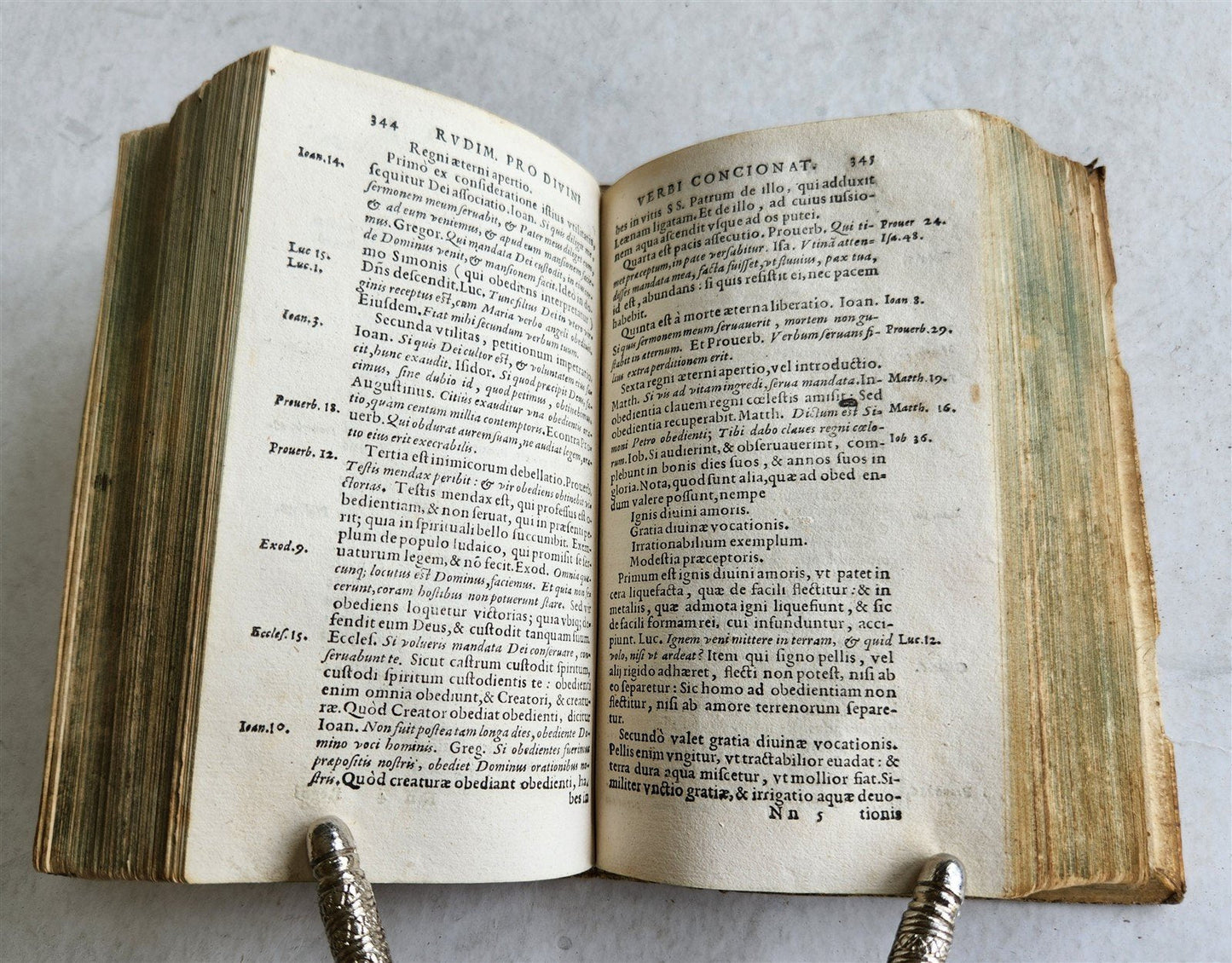 1600 DICTIONARIUM PAUPERUM antique PIGSKIN BOUND Summa de Abstinentia 16th CENT.