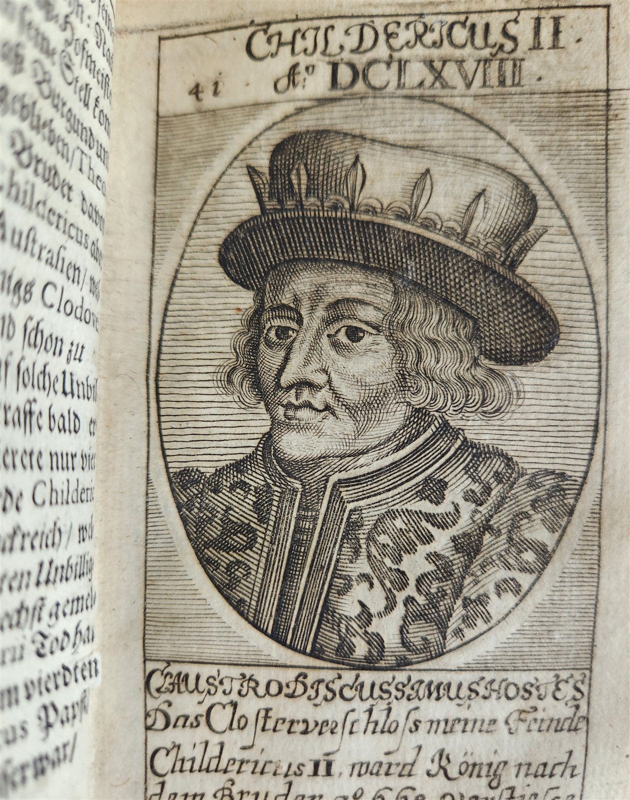 1671 LIFE REIGN & DEATH of KINGS of FRANCE antique ILLUSTRATED w/ 66 PPORTRAITS