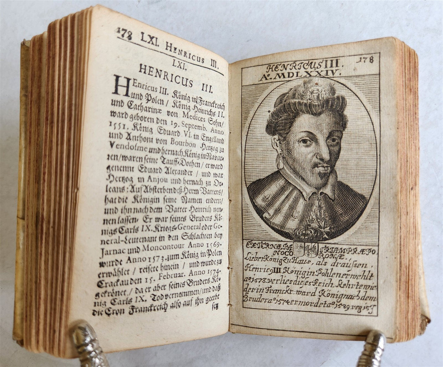 1671 LIFE REIGN & DEATH of KINGS of FRANCE antique ILLUSTRATED w/ 66 PPORTRAITS