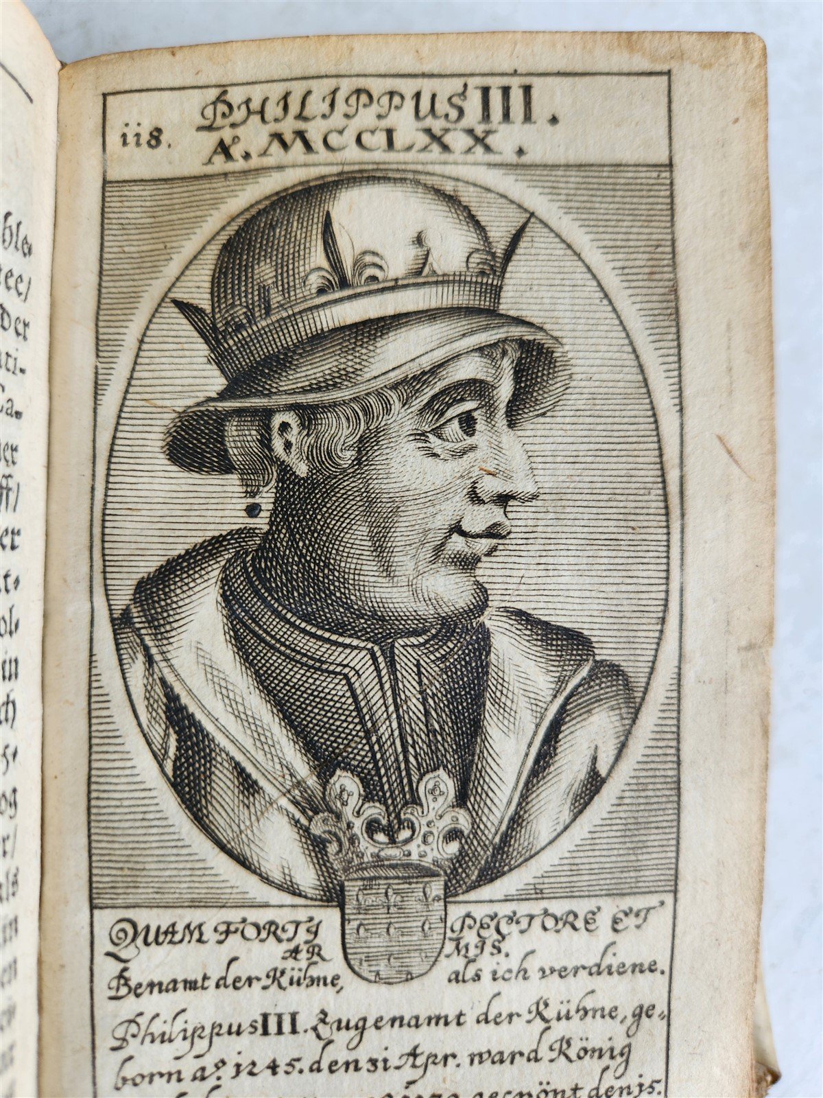 1671 LIFE REIGN & DEATH of KINGS of FRANCE antique ILLUSTRATED w/ 66 PPORTRAITS