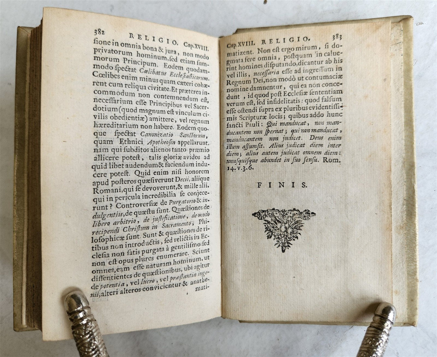 1696 POLITICAL PHILOSOPHY antique Elementa philosophica de cive by THOMAS HOBBES