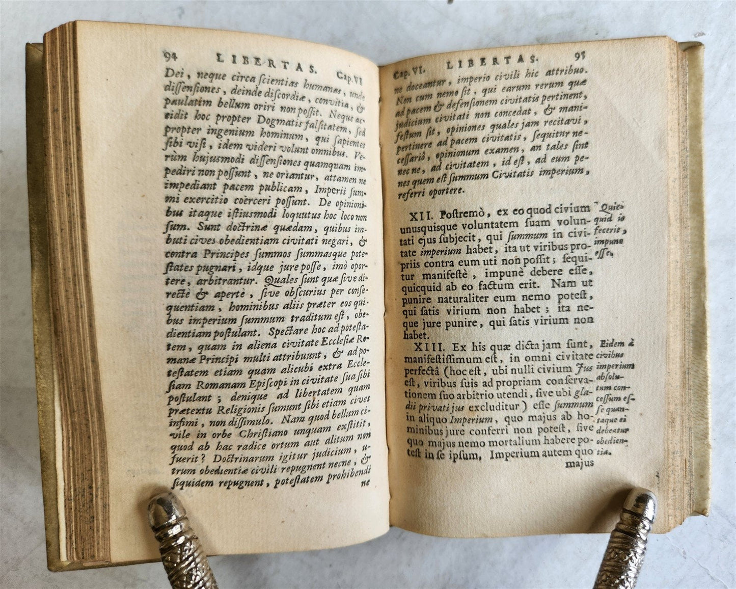 1696 POLITICAL PHILOSOPHY antique Elementa philosophica de cive by THOMAS HOBBES