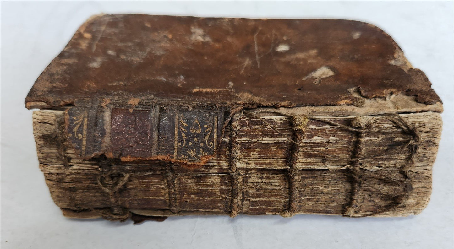 1625 BIBLE SCENES by TOBIAS STIMMER antique ILLUSTRATED w/ OVER 300 ENGRAVINGS