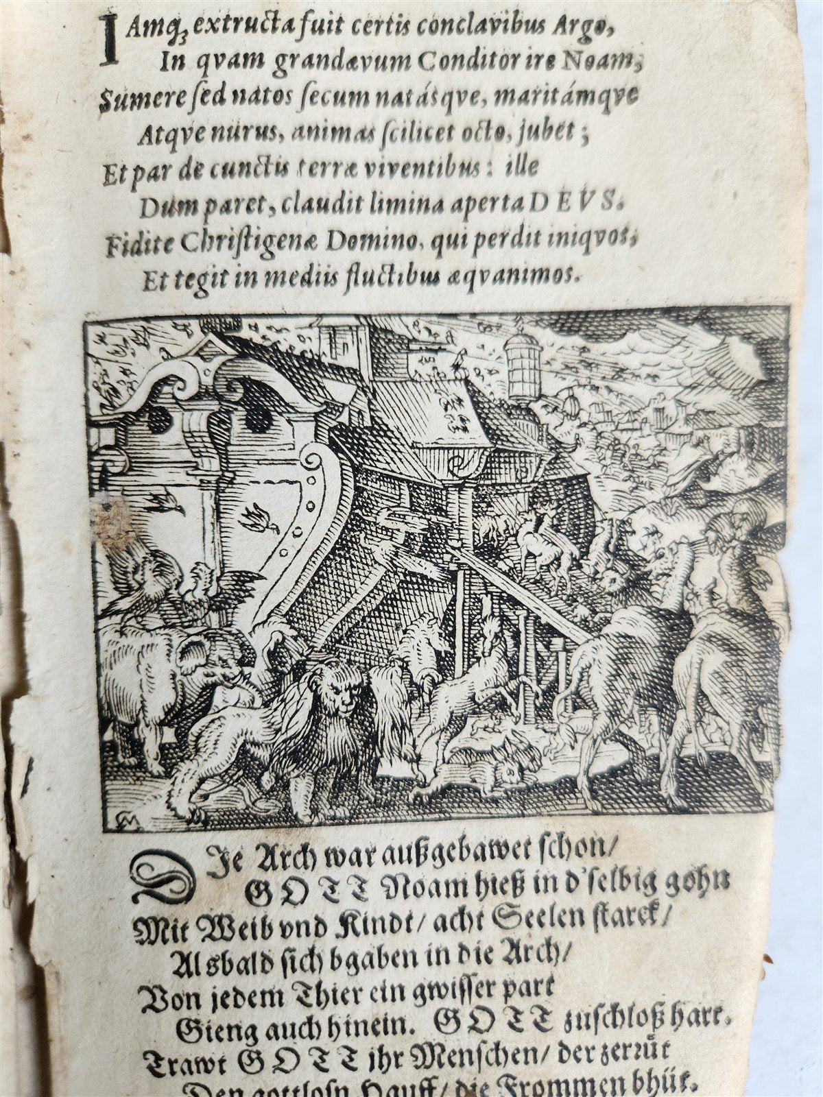 1625 BIBLE SCENES by TOBIAS STIMMER antique ILLUSTRATED w/ OVER 300 ENGRAVINGS