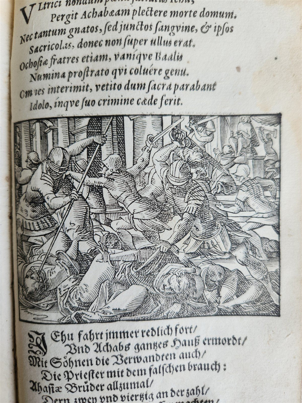 1625 BIBLE SCENES by TOBIAS STIMMER antique ILLUSTRATED w/ OVER 300 ENGRAVINGS