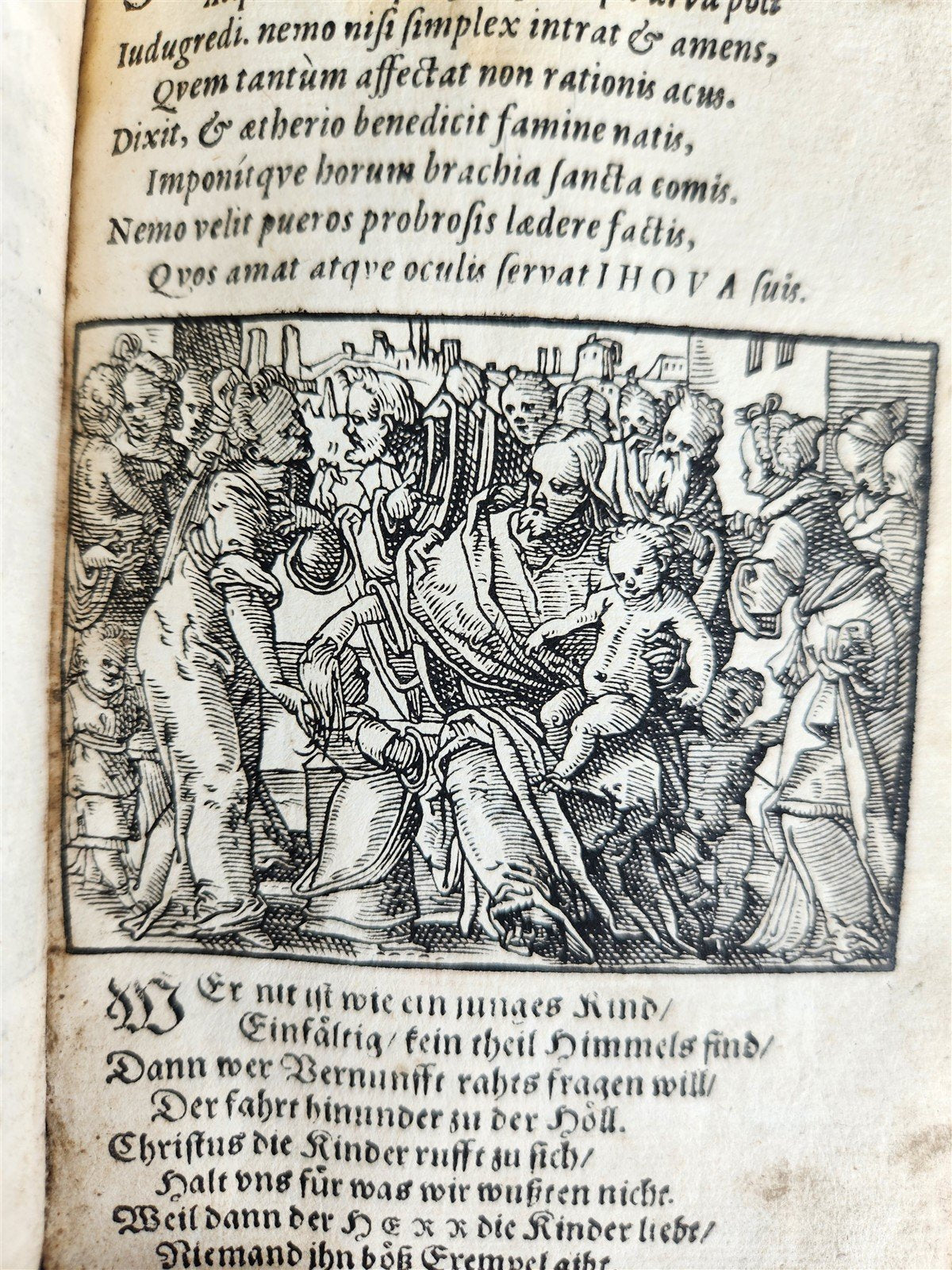 1625 BIBLE SCENES by TOBIAS STIMMER antique ILLUSTRATED w/ OVER 300 ENGRAVINGS