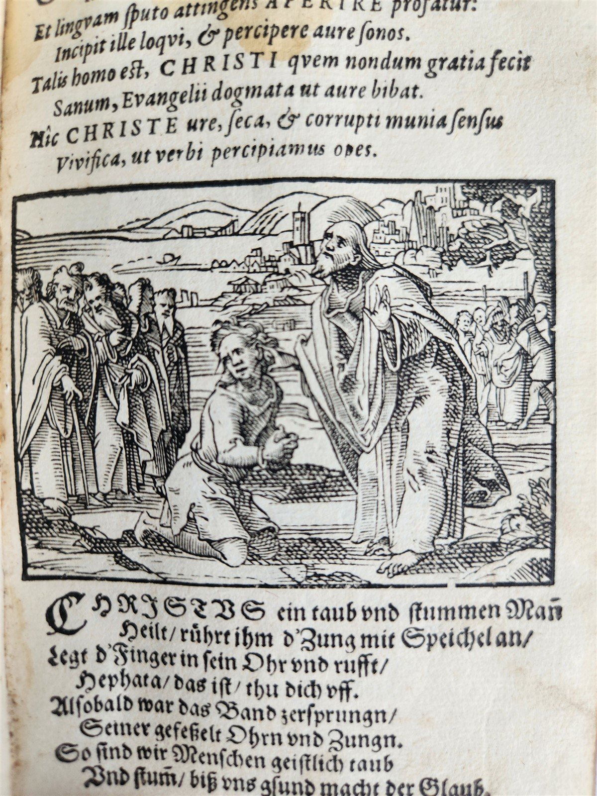 1625 BIBLE SCENES by TOBIAS STIMMER antique ILLUSTRATED w/ OVER 300 ENGRAVINGS