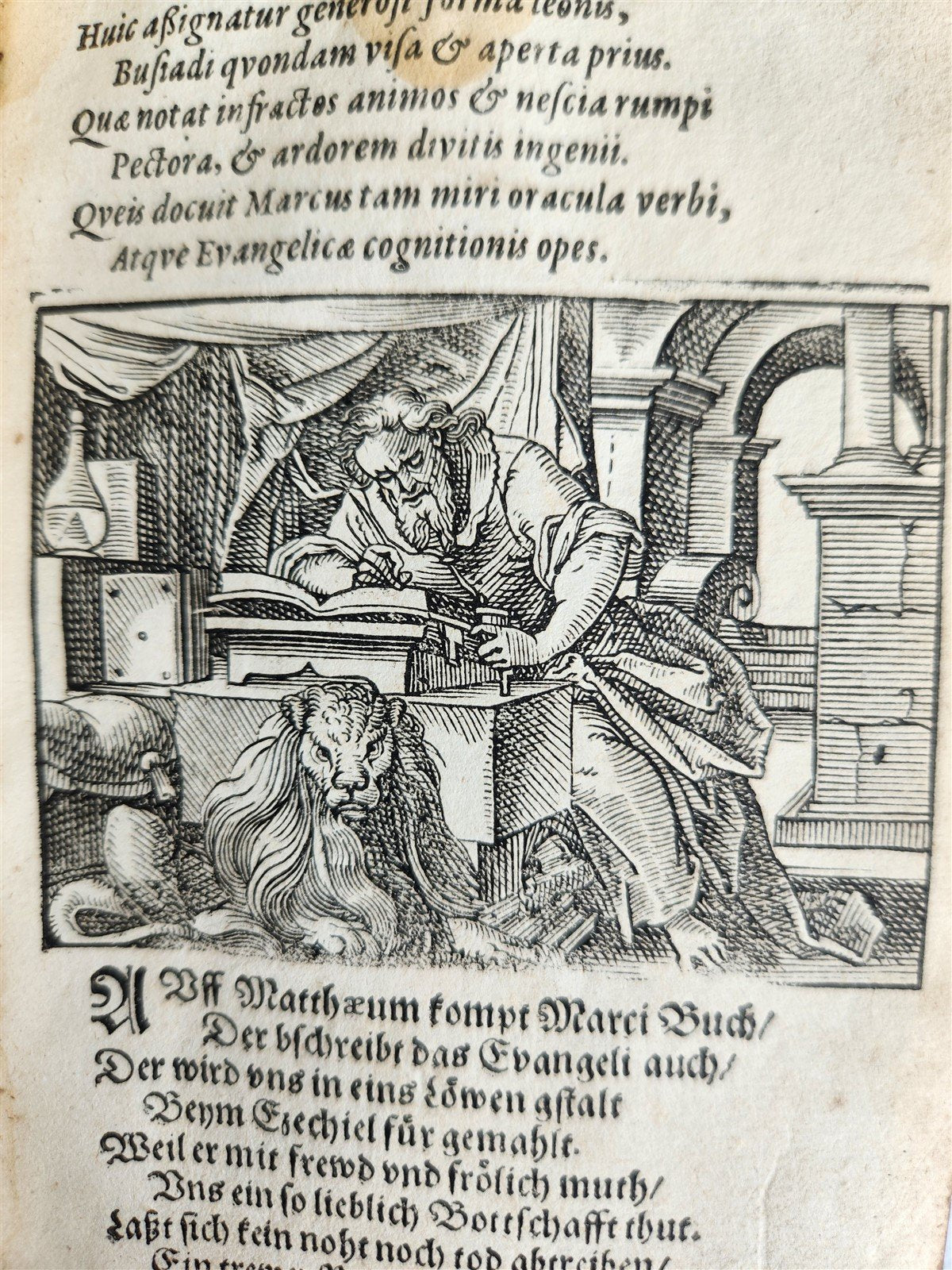 1625 BIBLE SCENES by TOBIAS STIMMER antique ILLUSTRATED w/ OVER 300 ENGRAVINGS